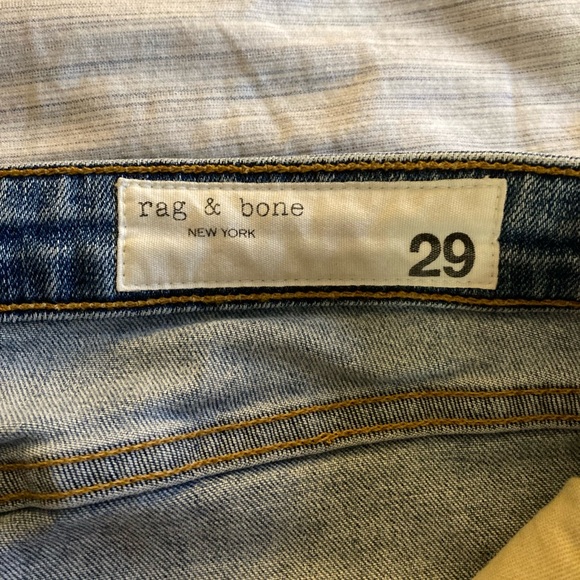 rag & bone Nina high-Rise Ankle Skinny in Farrah - Picture 9 of 10